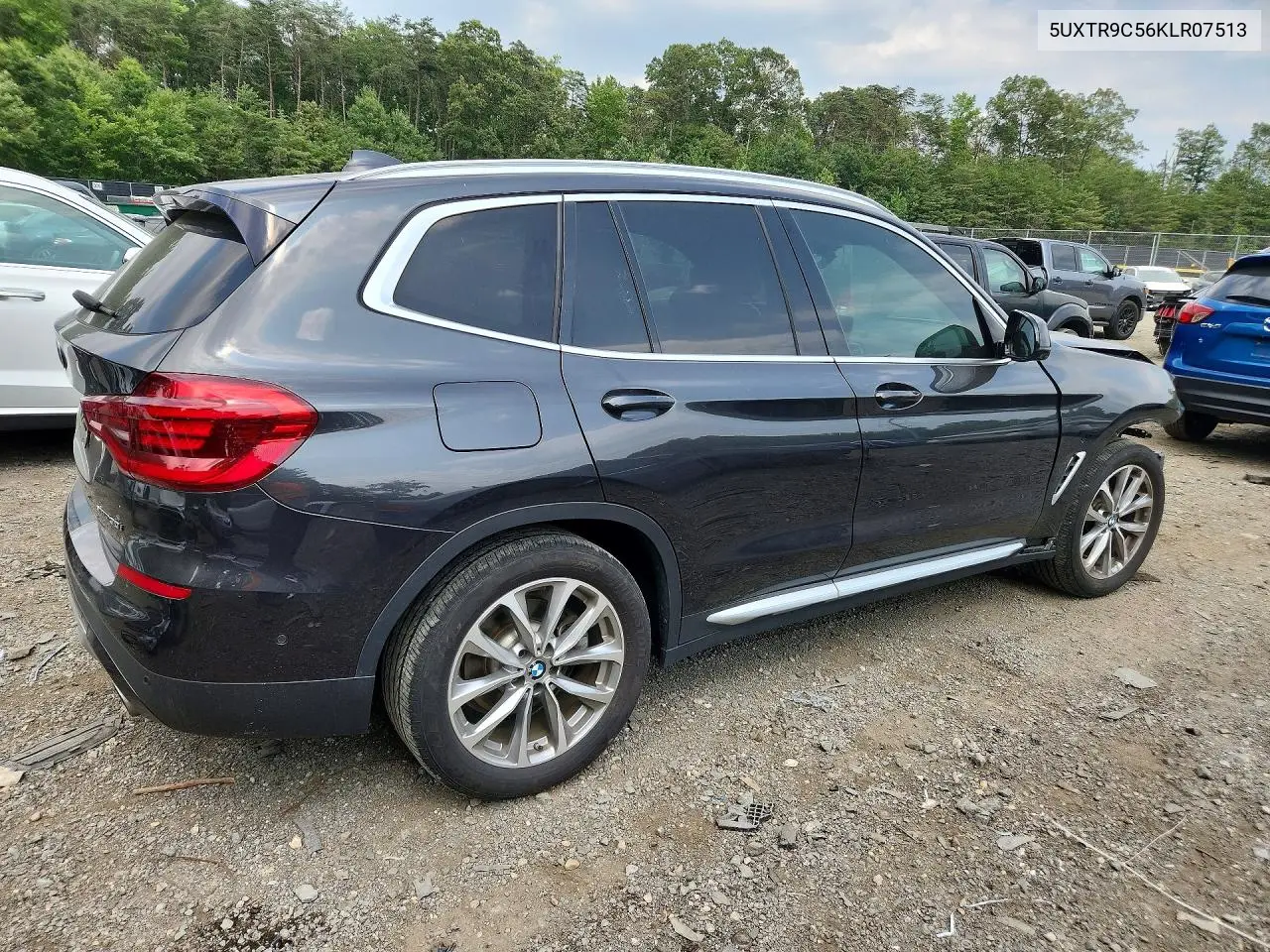 2019 BMW X3 xDrive30I VIN: 5UXTR9C56KLR07513 Lot: 61215636