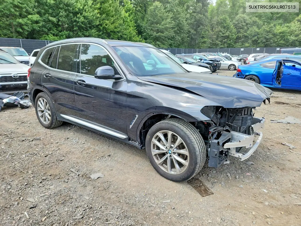 2019 BMW X3 xDrive30I VIN: 5UXTR9C56KLR07513 Lot: 61215636