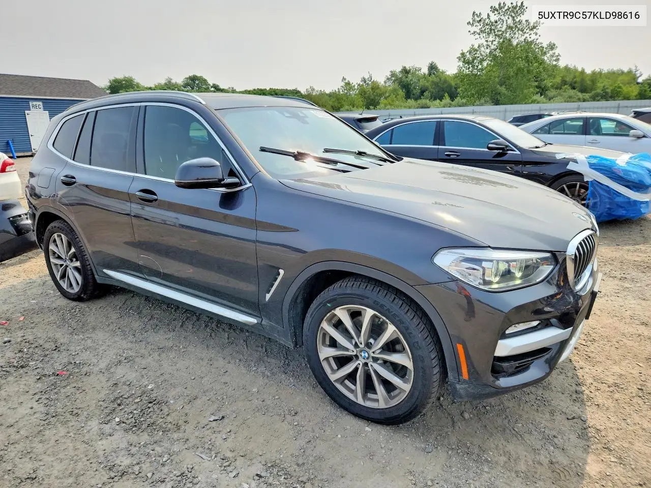 2019 BMW X3 xDrive30I VIN: 5UXTR9C57KLD98616 Lot: 61222556