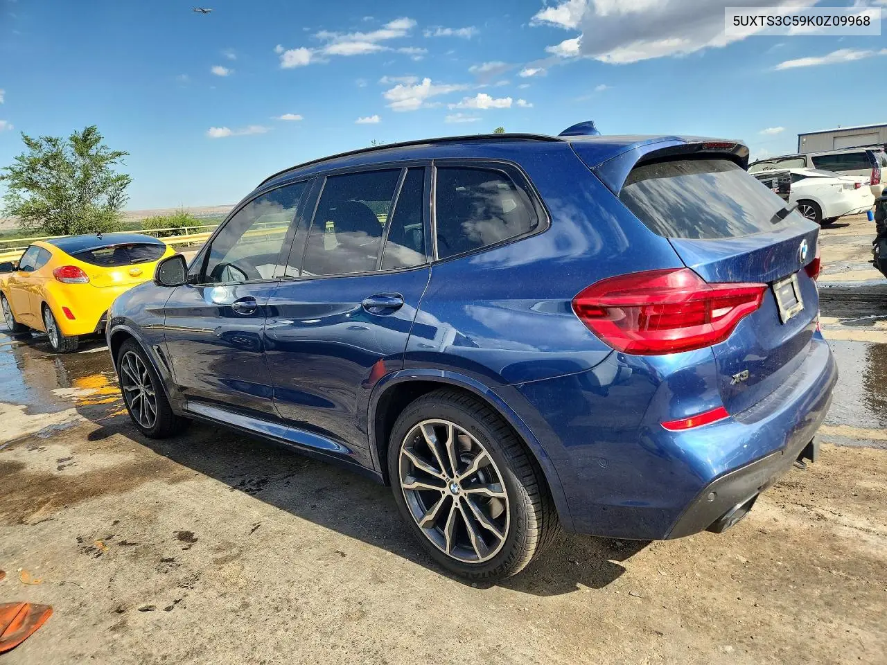2019 BMW X3 xDrivem40I VIN: 5UXTS3C59K0Z09968 Lot: 61575126