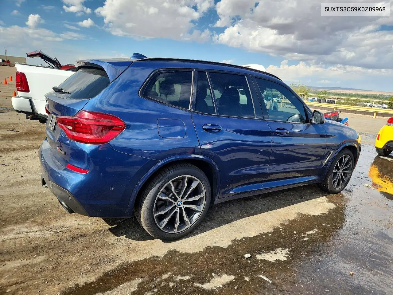 2019 BMW X3 xDrivem40I VIN: 5UXTS3C59K0Z09968 Lot: 61575126