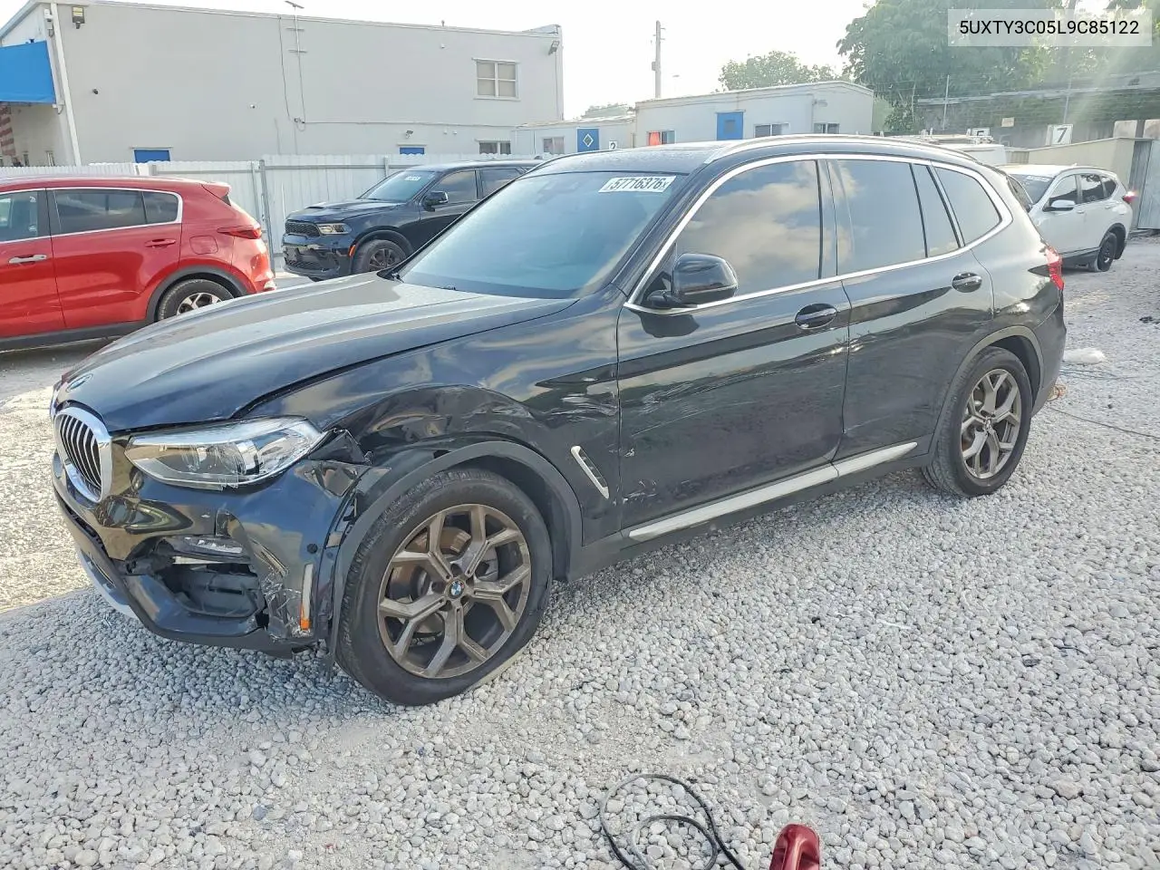 2020 BMW X3 Sdrive30I VIN: 5UXTY3C05L9C85122 Lot: 57716376