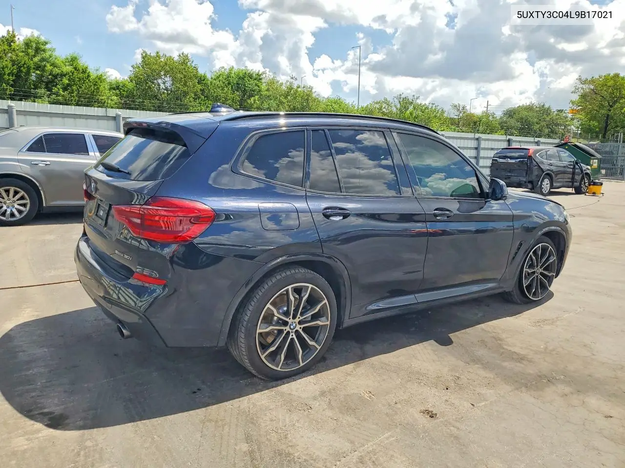 2020 BMW X3 Sdrive30I VIN: 5UXTY3C04L9B17021 Lot: 58149966