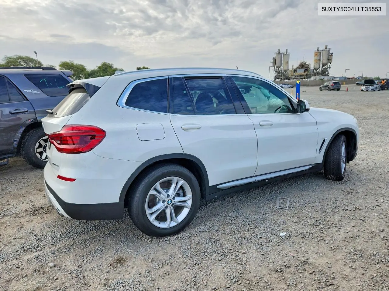 2020 BMW X3 xDrive30I VIN: 5UXTY5C04LLT35553 Lot: 60205846