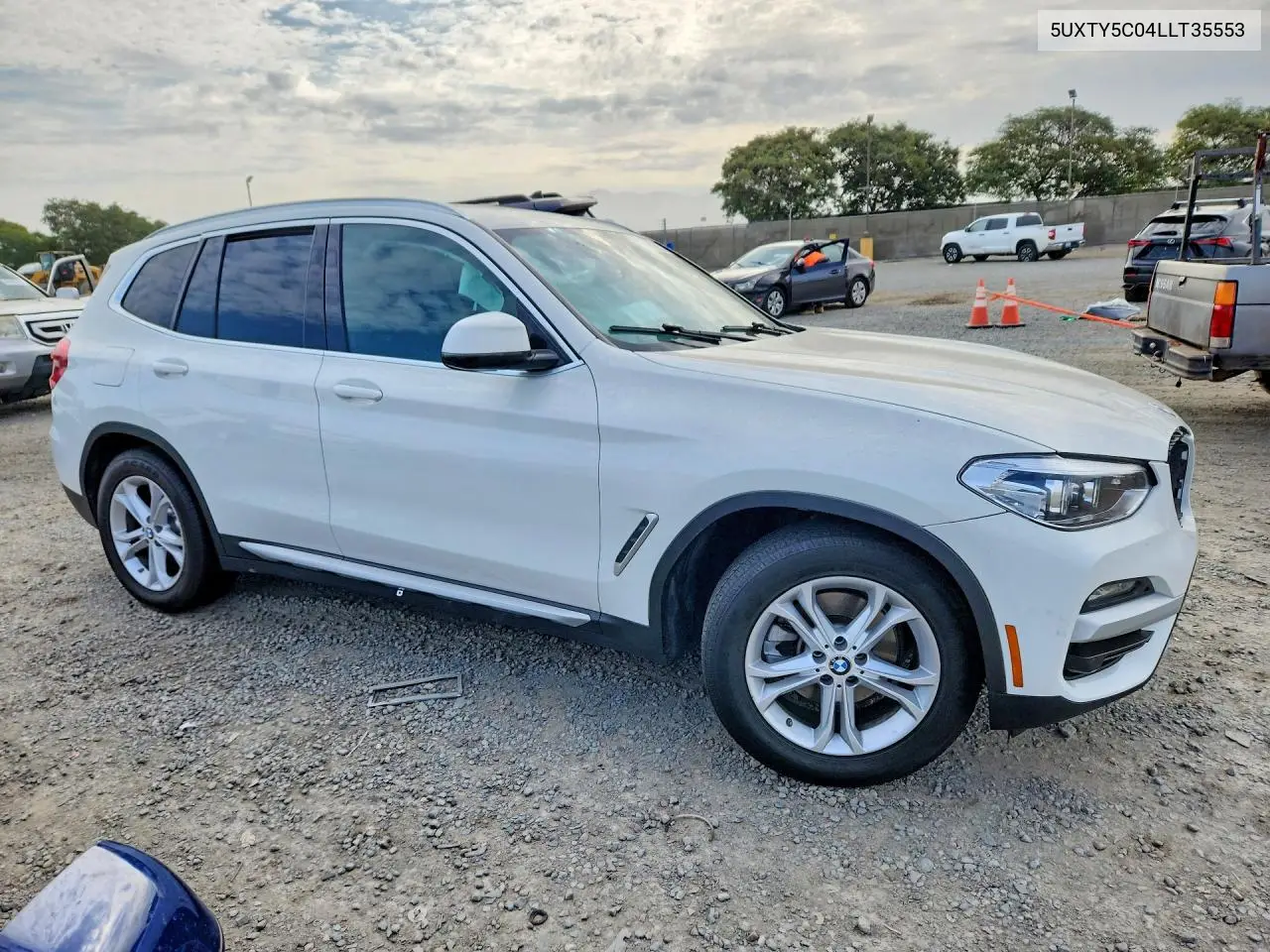 2020 BMW X3 xDrive30I VIN: 5UXTY5C04LLT35553 Lot: 60205846
