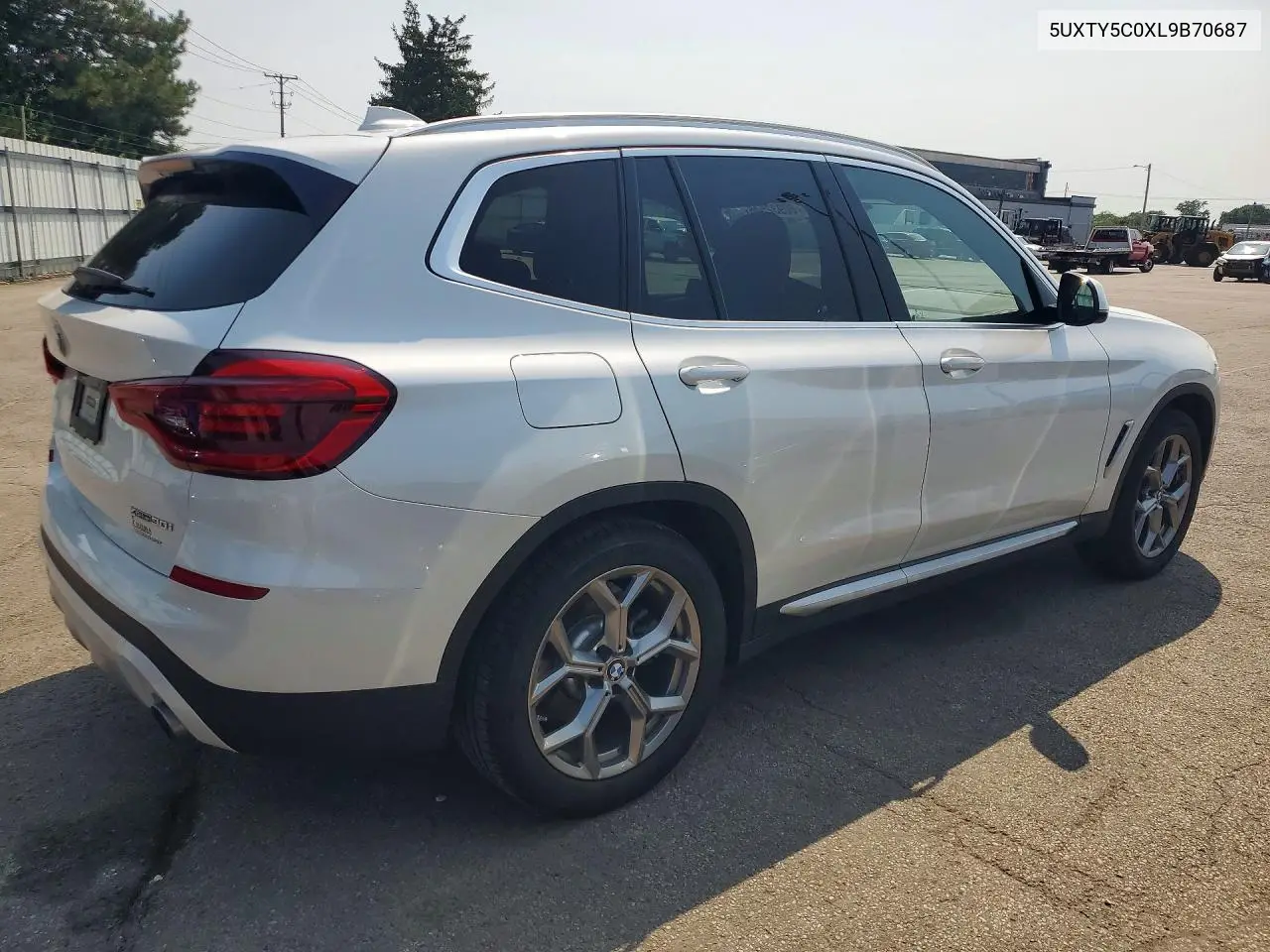 2020 BMW X3 xDrive30I VIN: 5UXTY5C0XL9B70687 Lot: 60932546