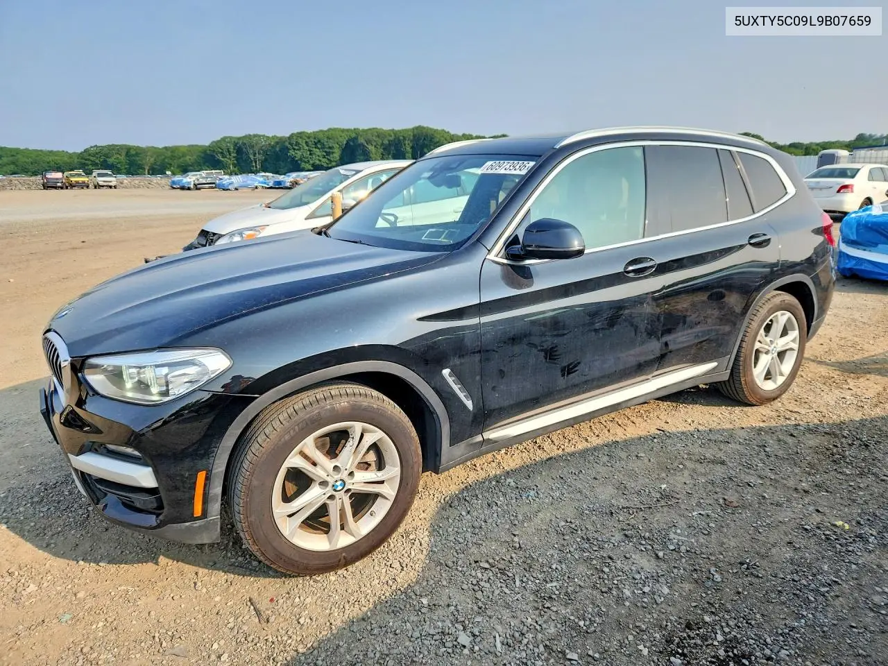2020 BMW X3 xDrive30I VIN: 5UXTY5C09L9B07659 Lot: 60973936