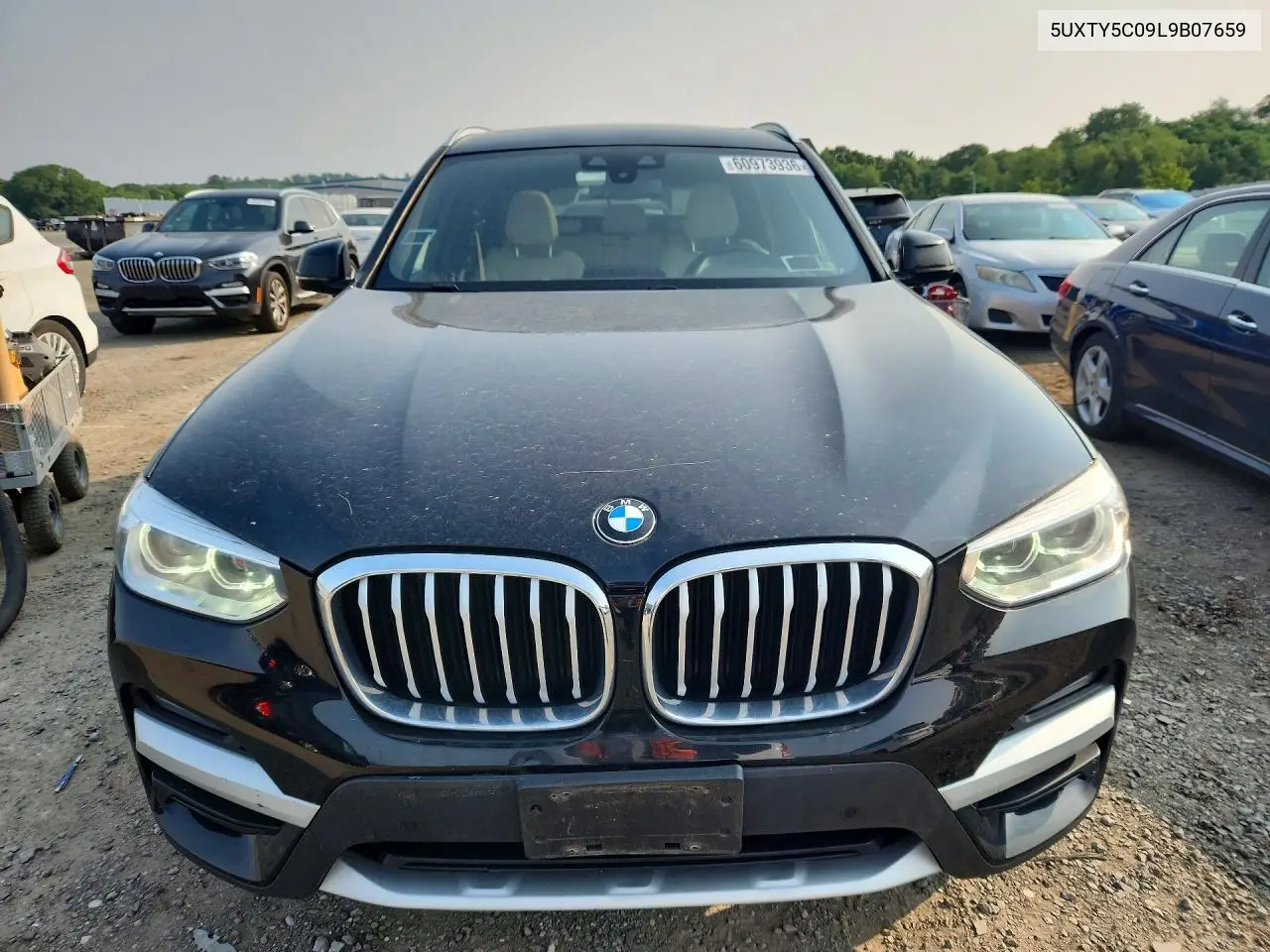 2020 BMW X3 xDrive30I VIN: 5UXTY5C09L9B07659 Lot: 60973936