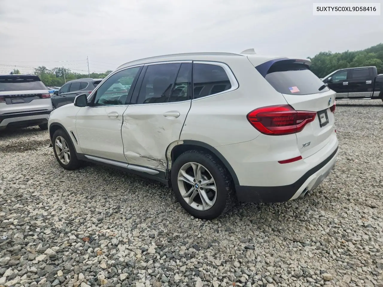2020 BMW X3 xDrive30I VIN: 5UXTY5C0XL9D58416 Lot: 61128136