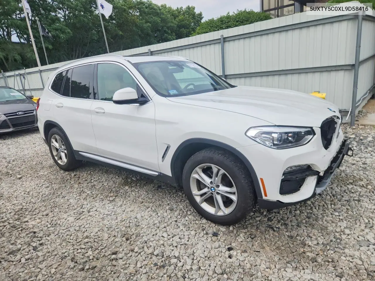 2020 BMW X3 xDrive30I VIN: 5UXTY5C0XL9D58416 Lot: 61128136