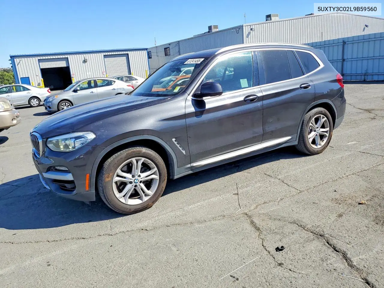 2020 BMW X3 Sdrive30I VIN: 5UXTY3C02L9B59560 Lot: 61241496