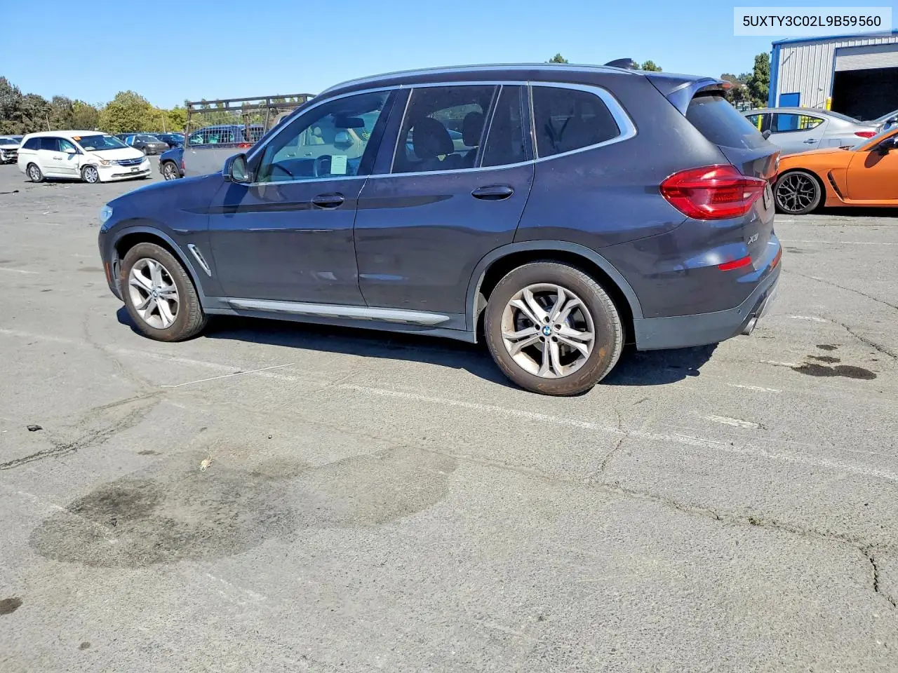 2020 BMW X3 Sdrive30I VIN: 5UXTY3C02L9B59560 Lot: 61241496