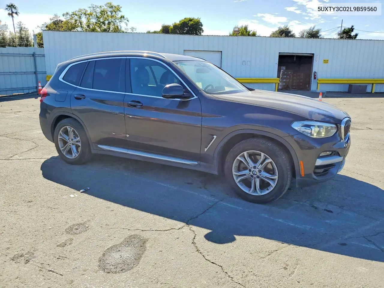 2020 BMW X3 Sdrive30I VIN: 5UXTY3C02L9B59560 Lot: 61241496