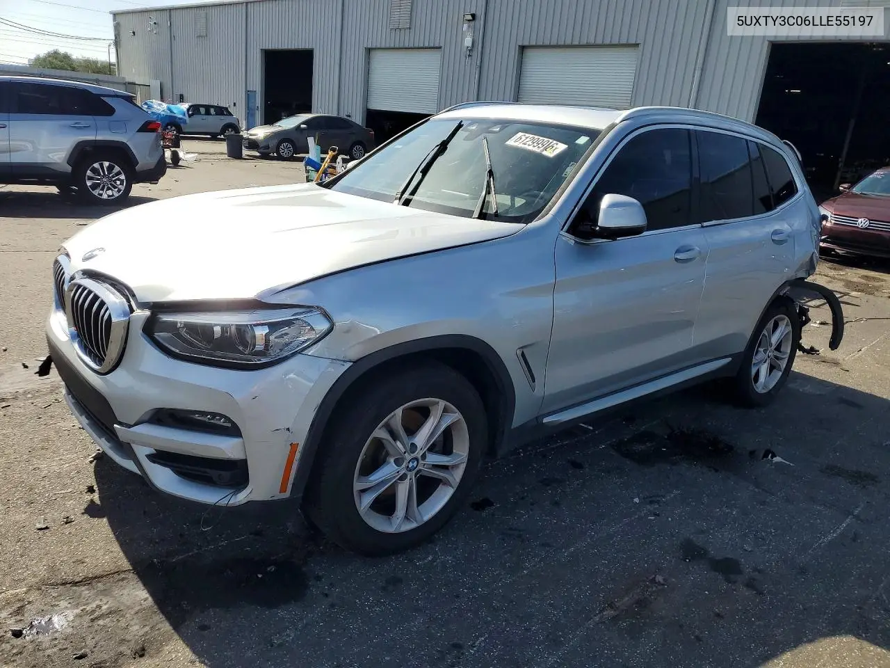 2020 BMW X3 Sdrive30I VIN: 5UXTY3C06LLE55197 Lot: 61299916
