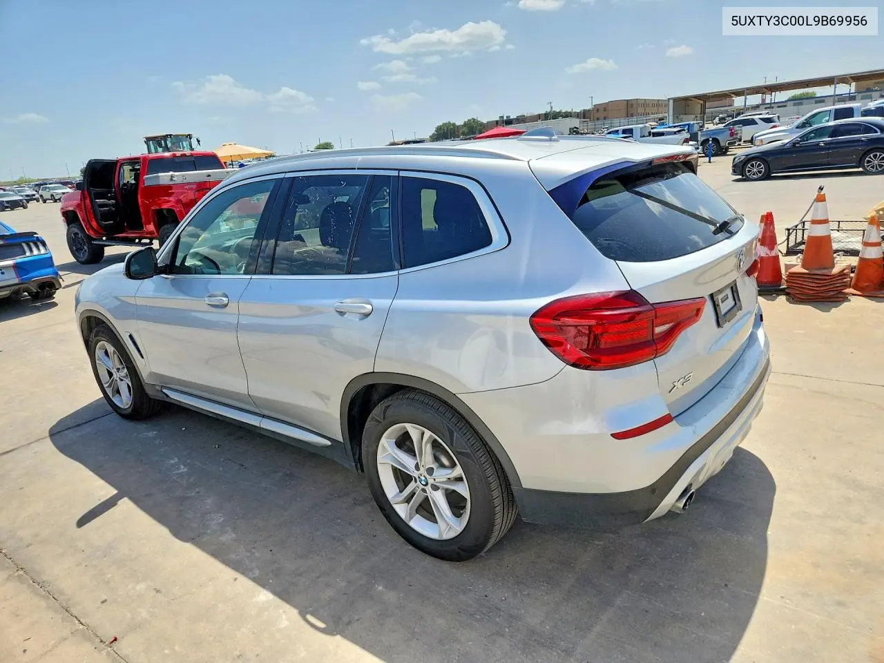 2020 BMW X3 Sdrive30I VIN: 5UXTY3C00L9B69956 Lot: 61479076