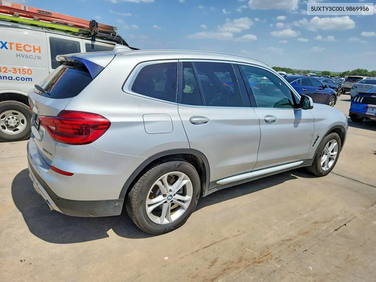 2020 BMW X3 Sdrive30I VIN: 5UXTY3C00L9B69956 Lot: 61479076