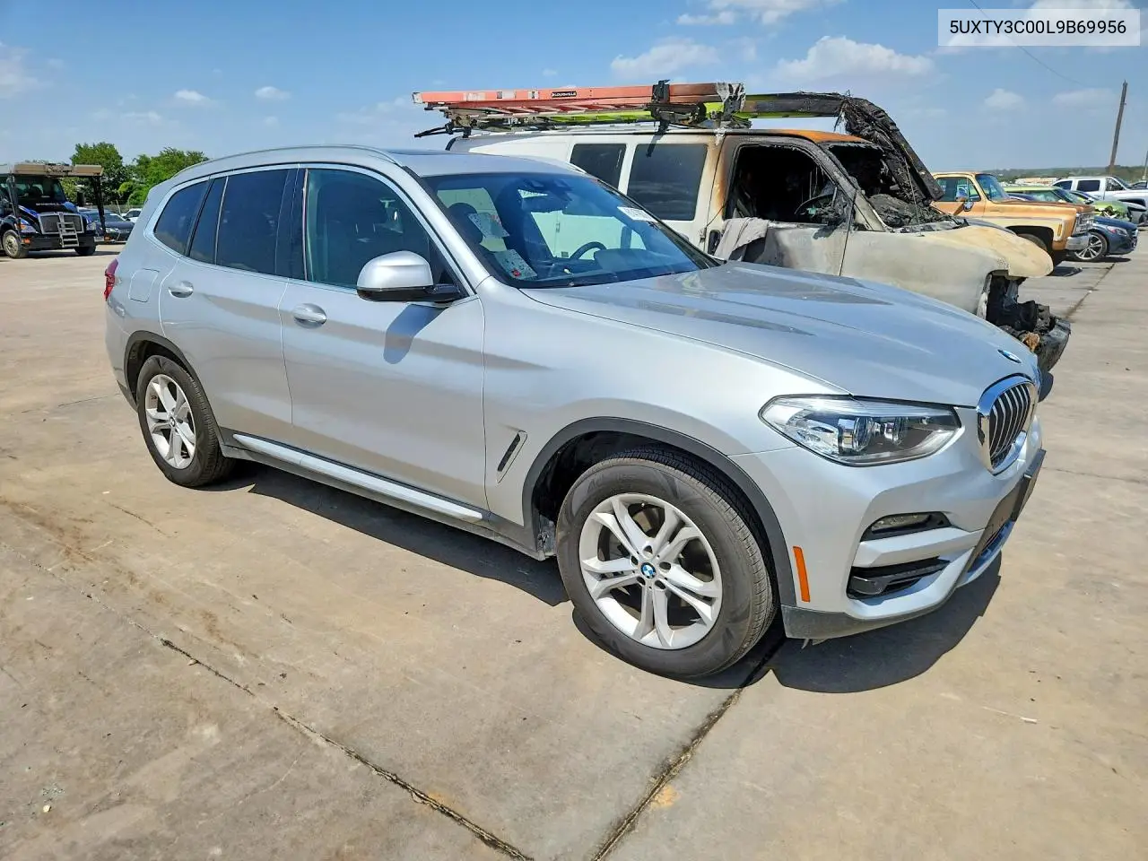 2020 BMW X3 Sdrive30I VIN: 5UXTY3C00L9B69956 Lot: 61479076