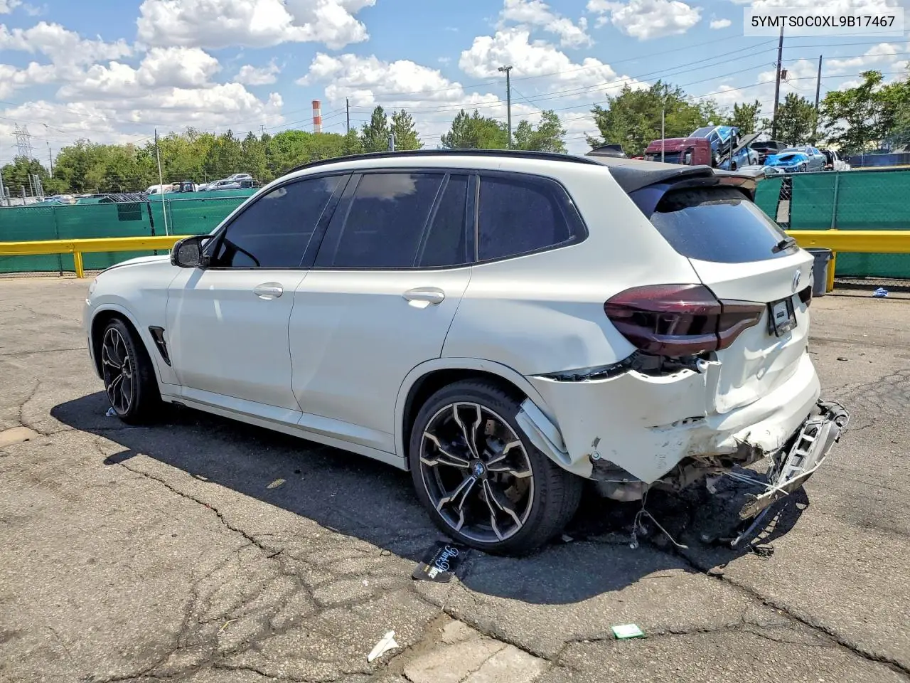 2020 BMW X3 M Competition VIN: 5YMTS0C0XL9B17467 Lot: 61510216