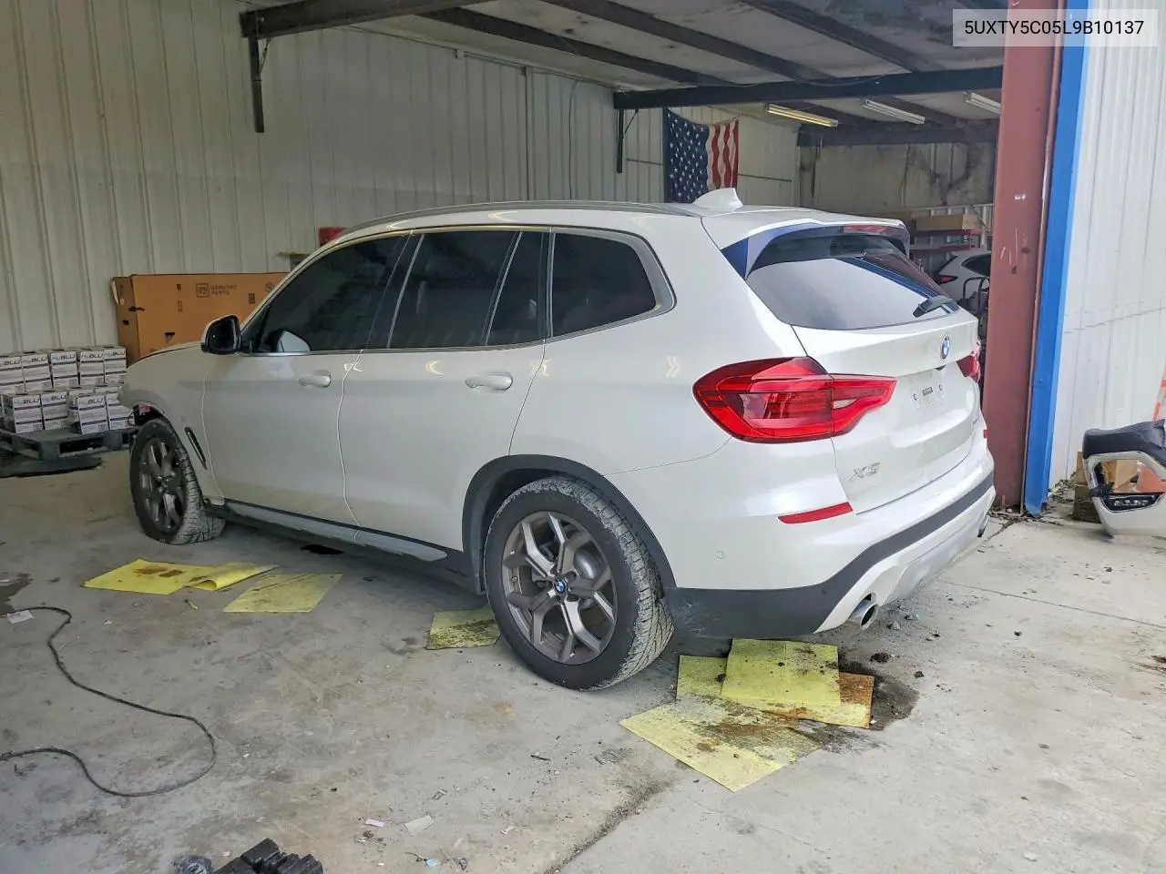 2020 BMW X3 xDrive30I VIN: 5UXTY5C05L9B10137 Lot: 61605106