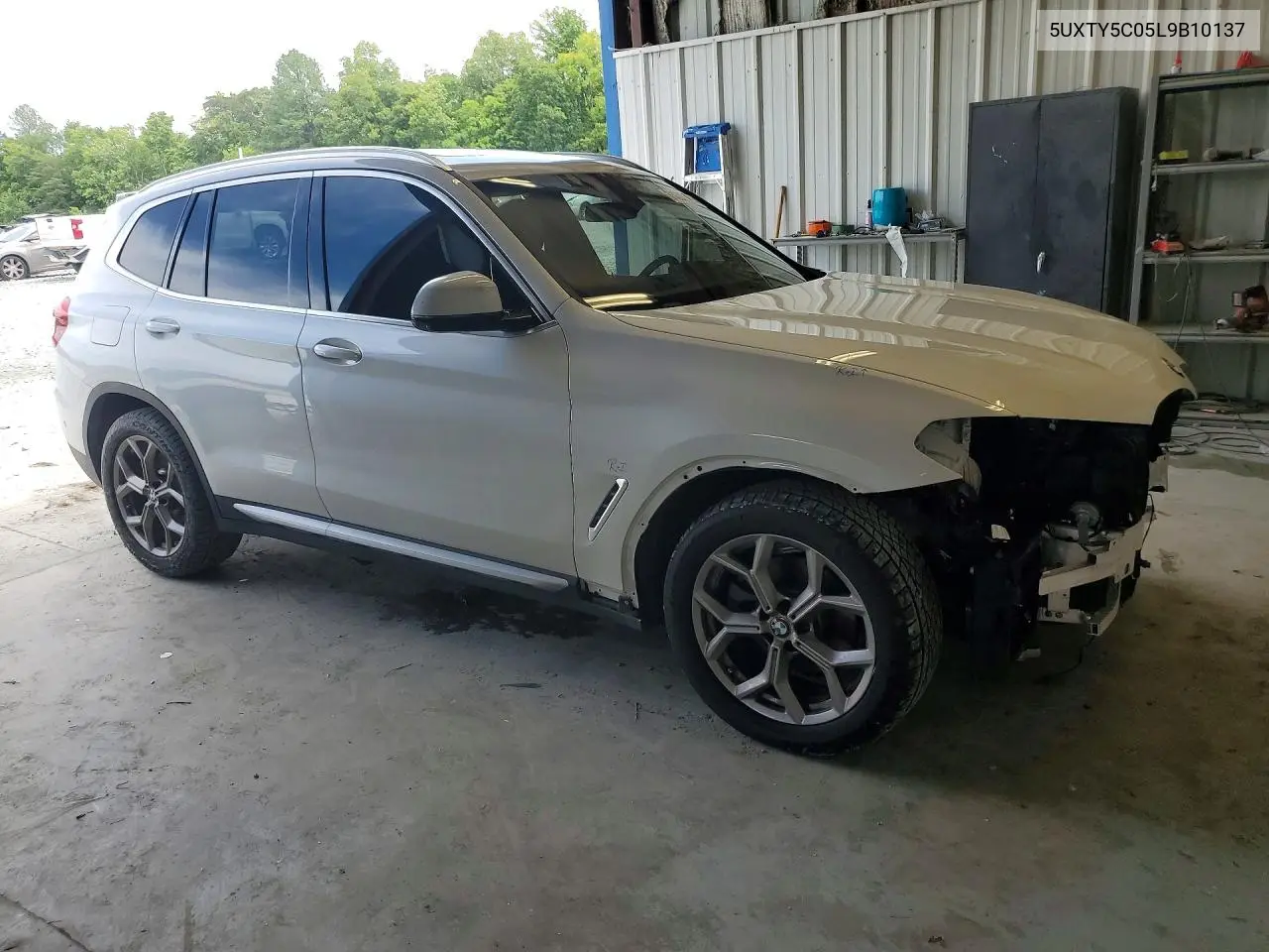 2020 BMW X3 xDrive30I VIN: 5UXTY5C05L9B10137 Lot: 61605106