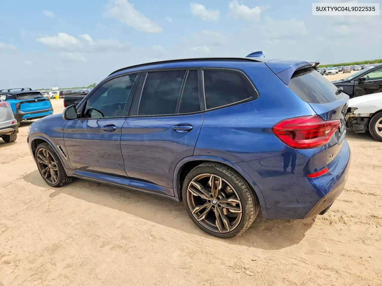 2020 BMW X3 xDrivem40I VIN: 5UXTY9C04L9D22535 Lot: 61612236
