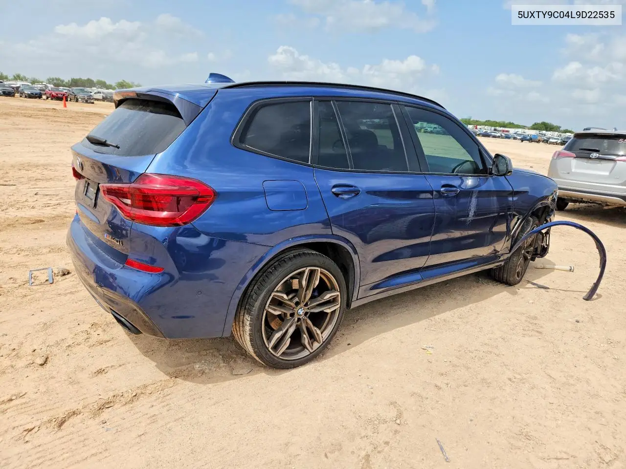 2020 BMW X3 xDrivem40I VIN: 5UXTY9C04L9D22535 Lot: 61612236