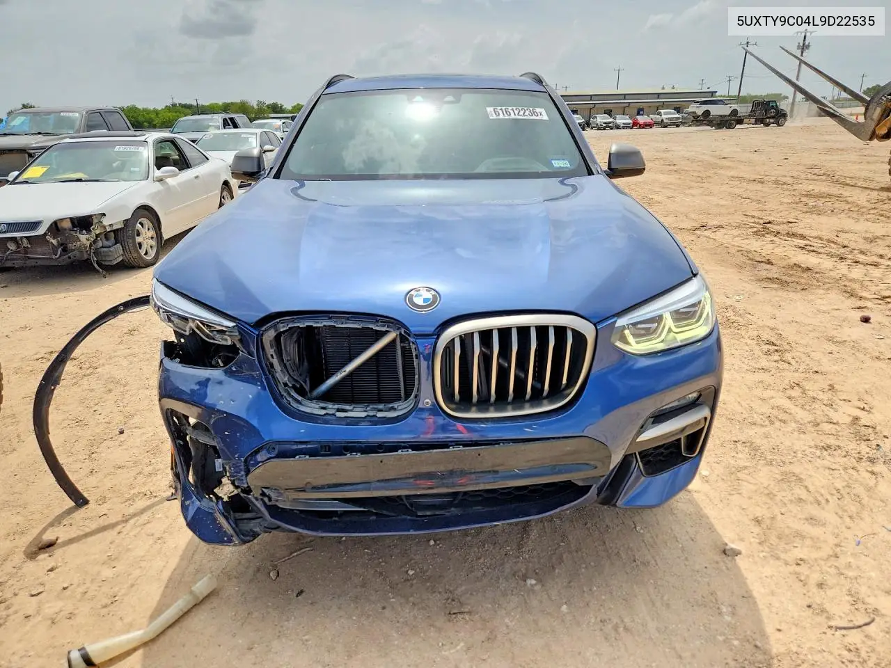 2020 BMW X3 xDrivem40I VIN: 5UXTY9C04L9D22535 Lot: 61612236