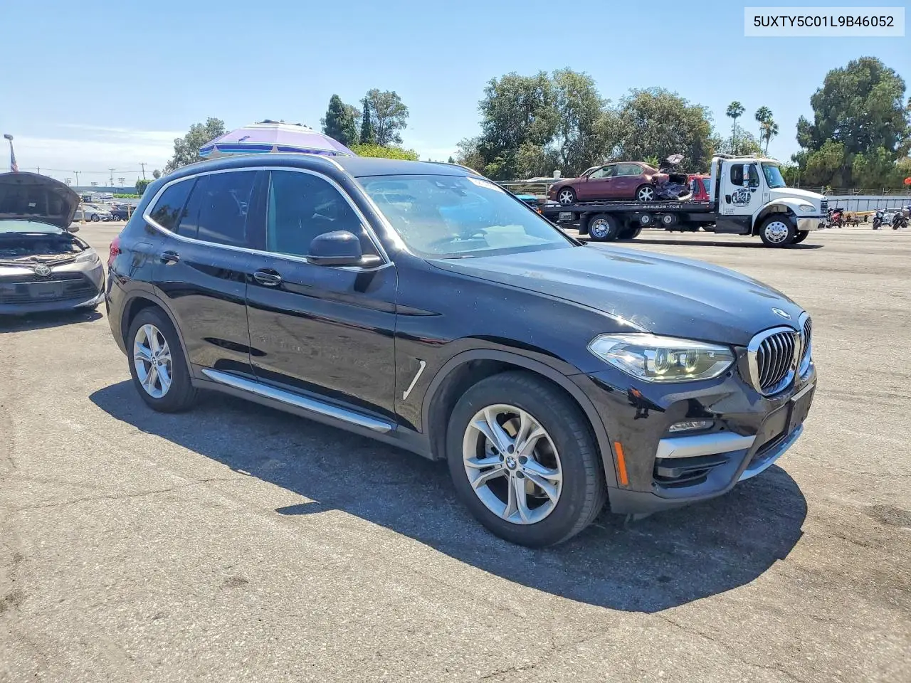2020 BMW X3 xDrive30I VIN: 5UXTY5C01L9B46052 Lot: 62149286