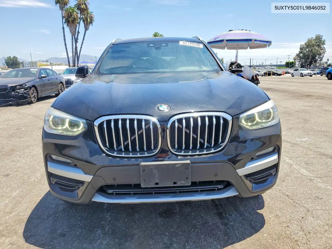 2020 BMW X3 xDrive30I VIN: 5UXTY5C01L9B46052 Lot: 62149286