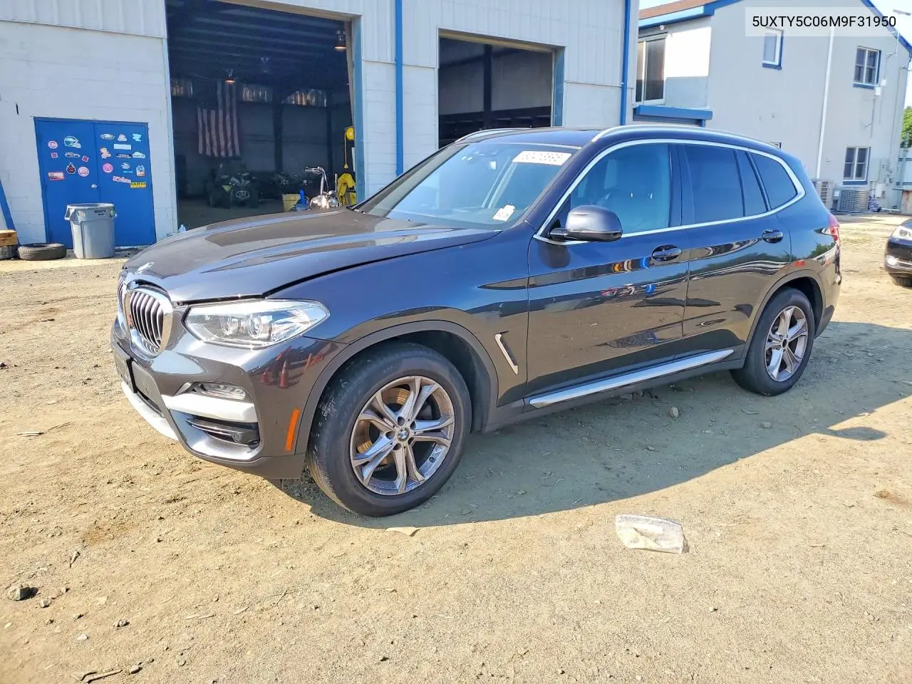 2021 BMW X3 xDrive30I VIN: 5UXTY5C06M9F31950 Lot: 60413896