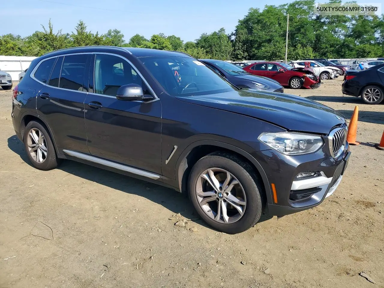 2021 BMW X3 xDrive30I VIN: 5UXTY5C06M9F31950 Lot: 60413896