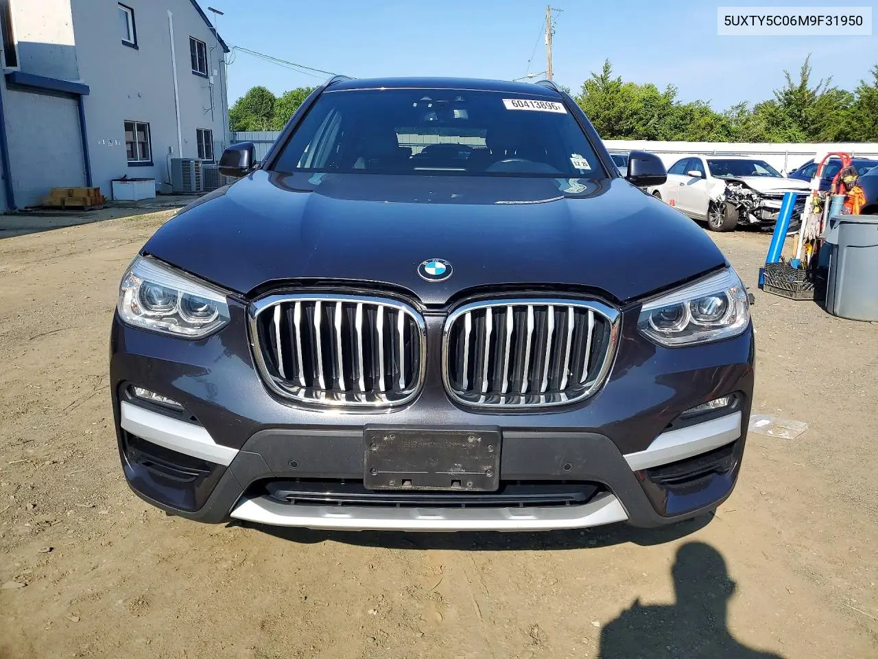 2021 BMW X3 xDrive30I VIN: 5UXTY5C06M9F31950 Lot: 60413896