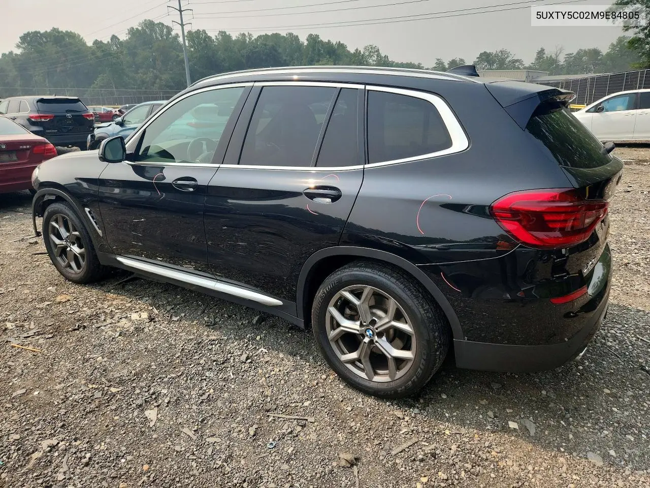 2021 BMW X3 xDrive30I VIN: 5UXTY5C02M9E84805 Lot: 60917016