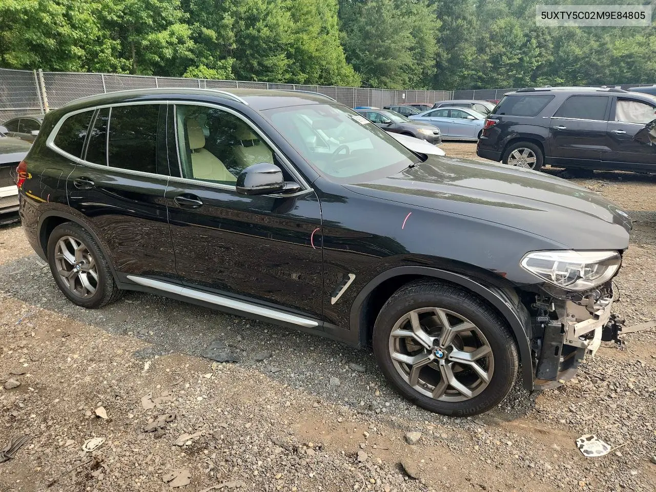 2021 BMW X3 xDrive30I VIN: 5UXTY5C02M9E84805 Lot: 60917016