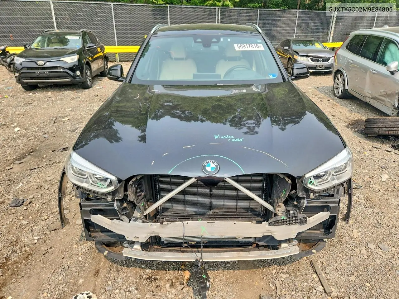 2021 BMW X3 xDrive30I VIN: 5UXTY5C02M9E84805 Lot: 60917016