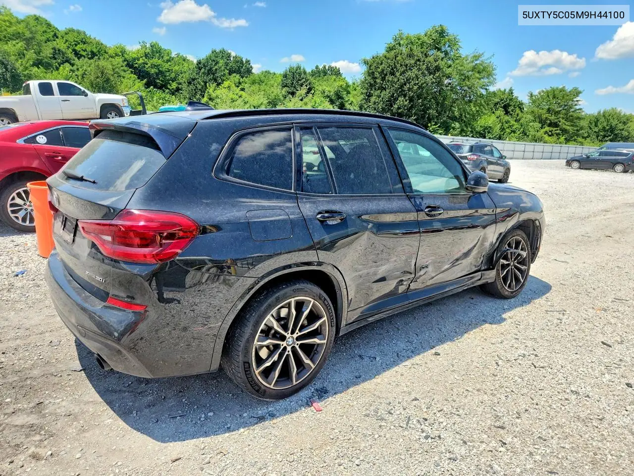 2021 BMW X3 xDrive30I VIN: 5UXTY5C05M9H44100 Lot: 61050846