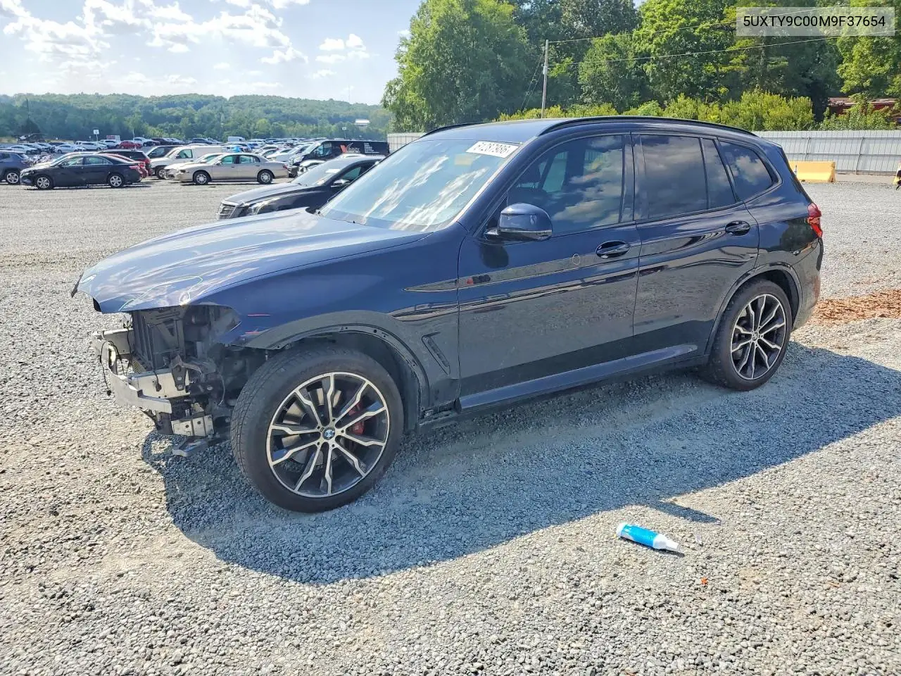 2021 BMW X3 xDrivem40I VIN: 5UXTY9C00M9F37654 Lot: 61287986