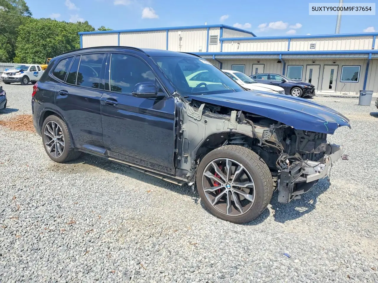 2021 BMW X3 xDrivem40I VIN: 5UXTY9C00M9F37654 Lot: 61287986