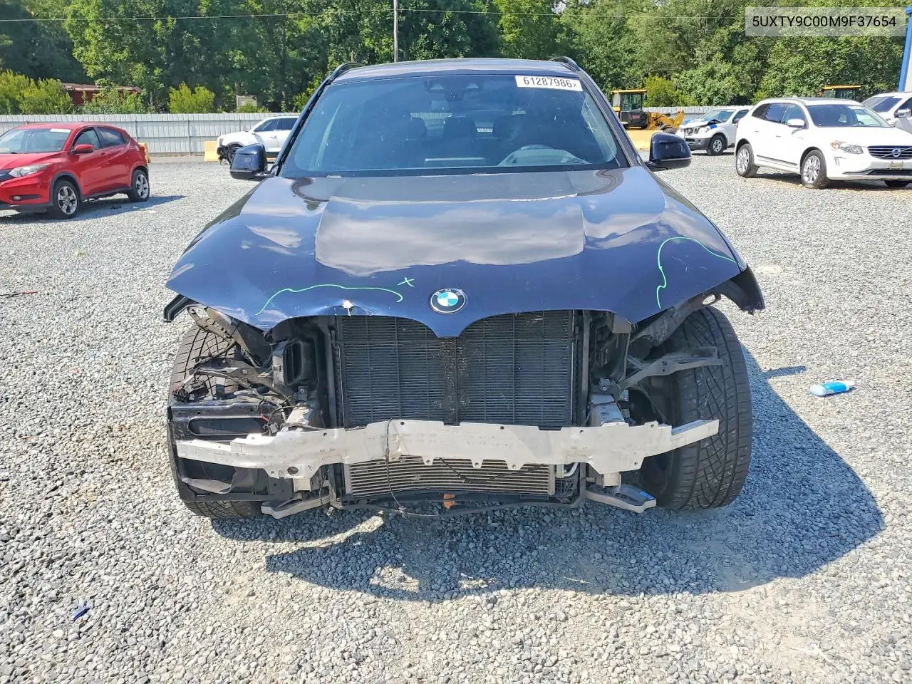 2021 BMW X3 xDrivem40I VIN: 5UXTY9C00M9F37654 Lot: 61287986