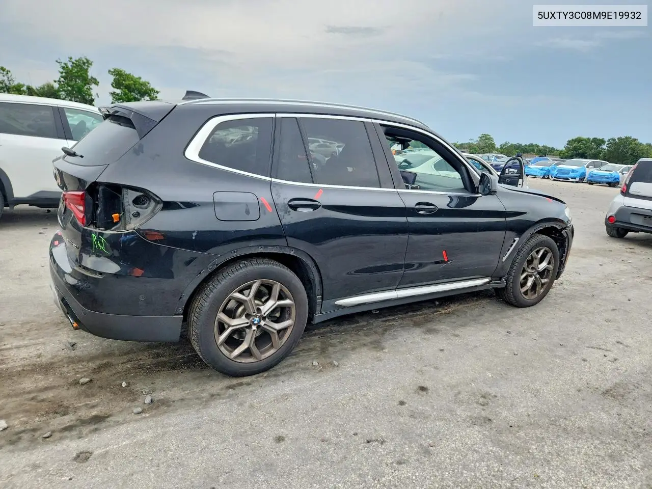 2021 BMW X3 Sdrive30I VIN: 5UXTY3C08M9E19932 Lot: 61374206