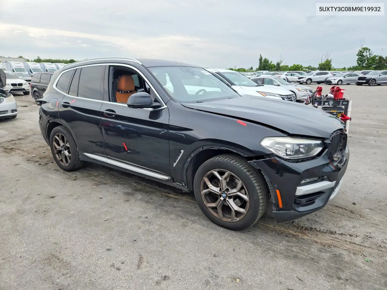 2021 BMW X3 Sdrive30I VIN: 5UXTY3C08M9E19932 Lot: 61374206