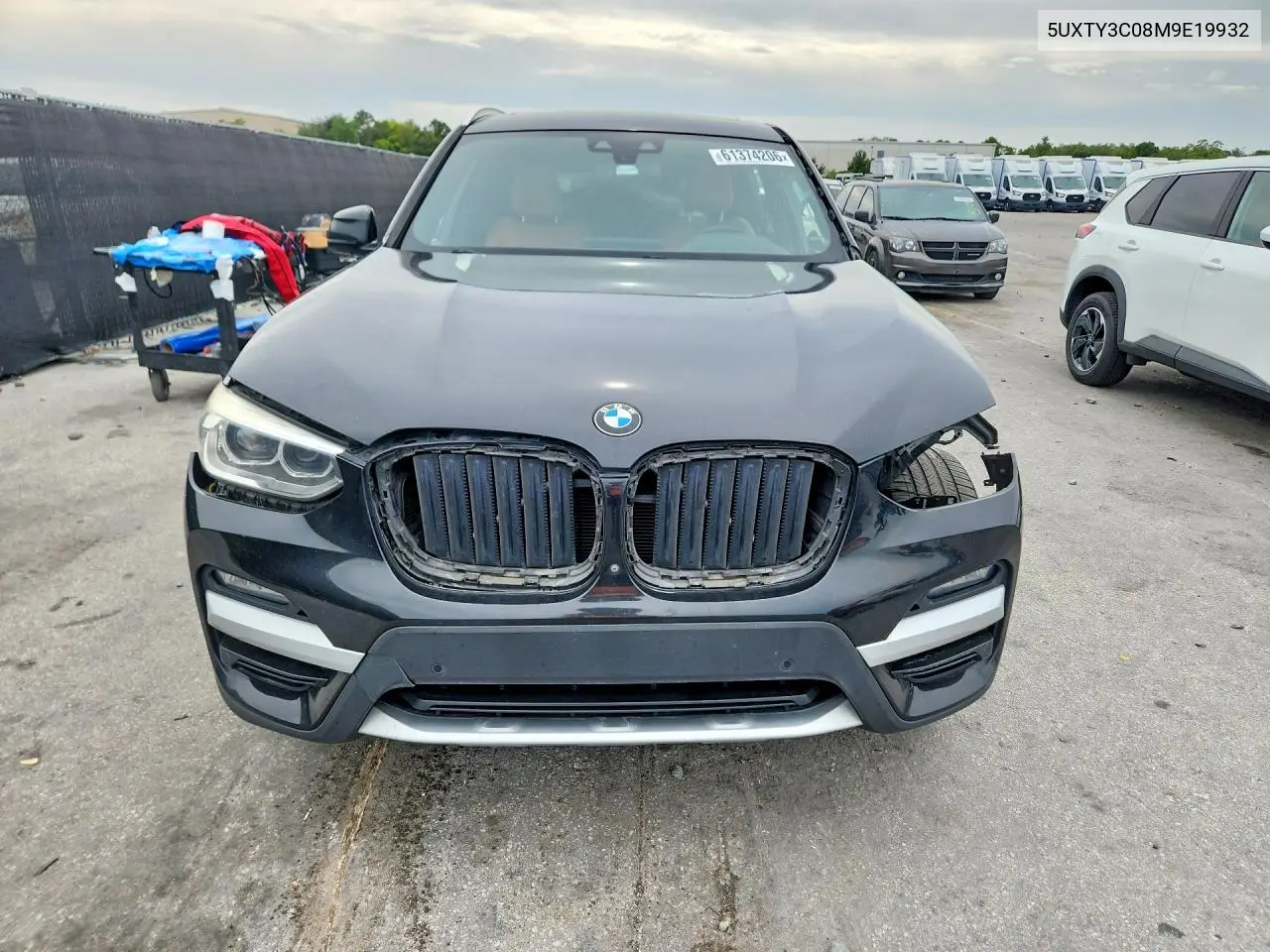 2021 BMW X3 Sdrive30I VIN: 5UXTY3C08M9E19932 Lot: 61374206