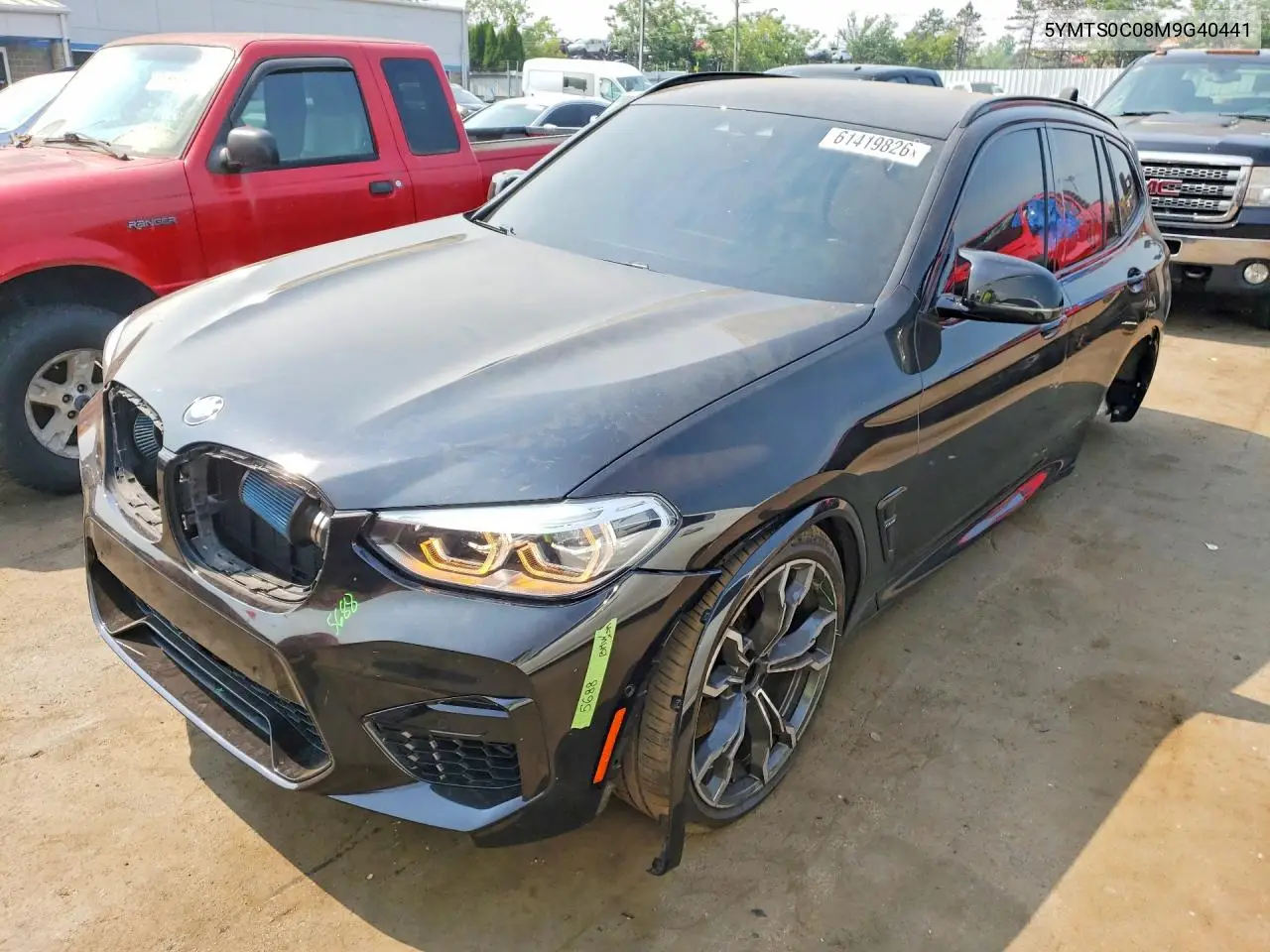 2021 BMW X3 M Competition VIN: 5YMTS0C08M9G40441 Lot: 61419826