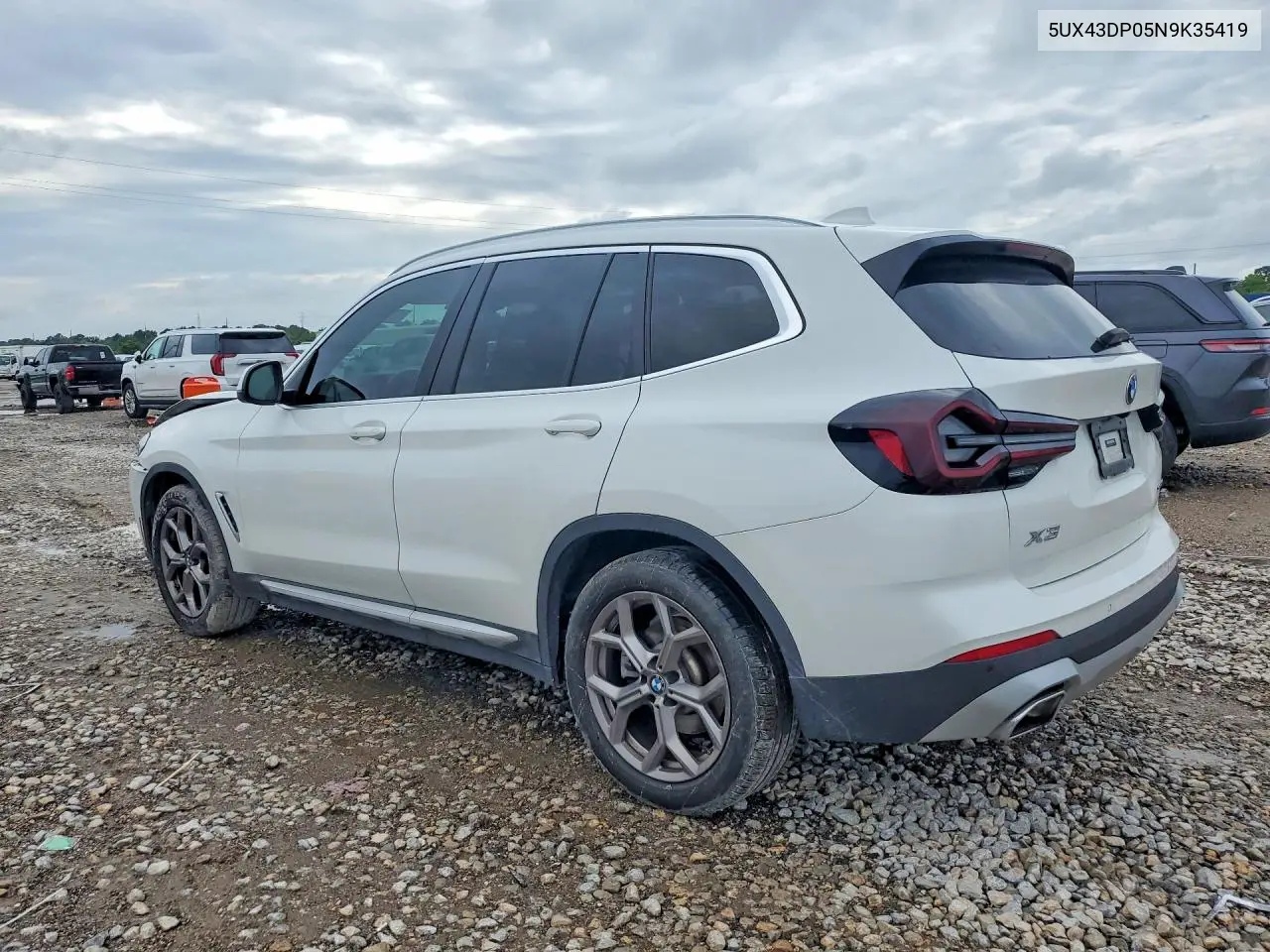 2022 BMW X3 Sdrive30I VIN: 5UX43DP05N9K35419 Lot: 57583236