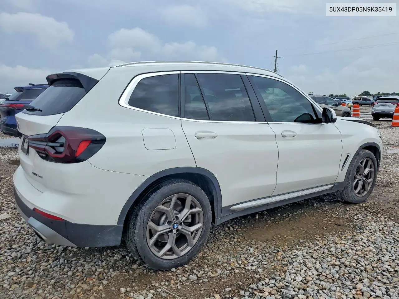 2022 BMW X3 Sdrive30I VIN: 5UX43DP05N9K35419 Lot: 57583236