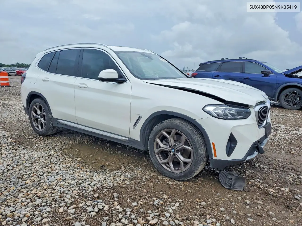 2022 BMW X3 Sdrive30I VIN: 5UX43DP05N9K35419 Lot: 57583236