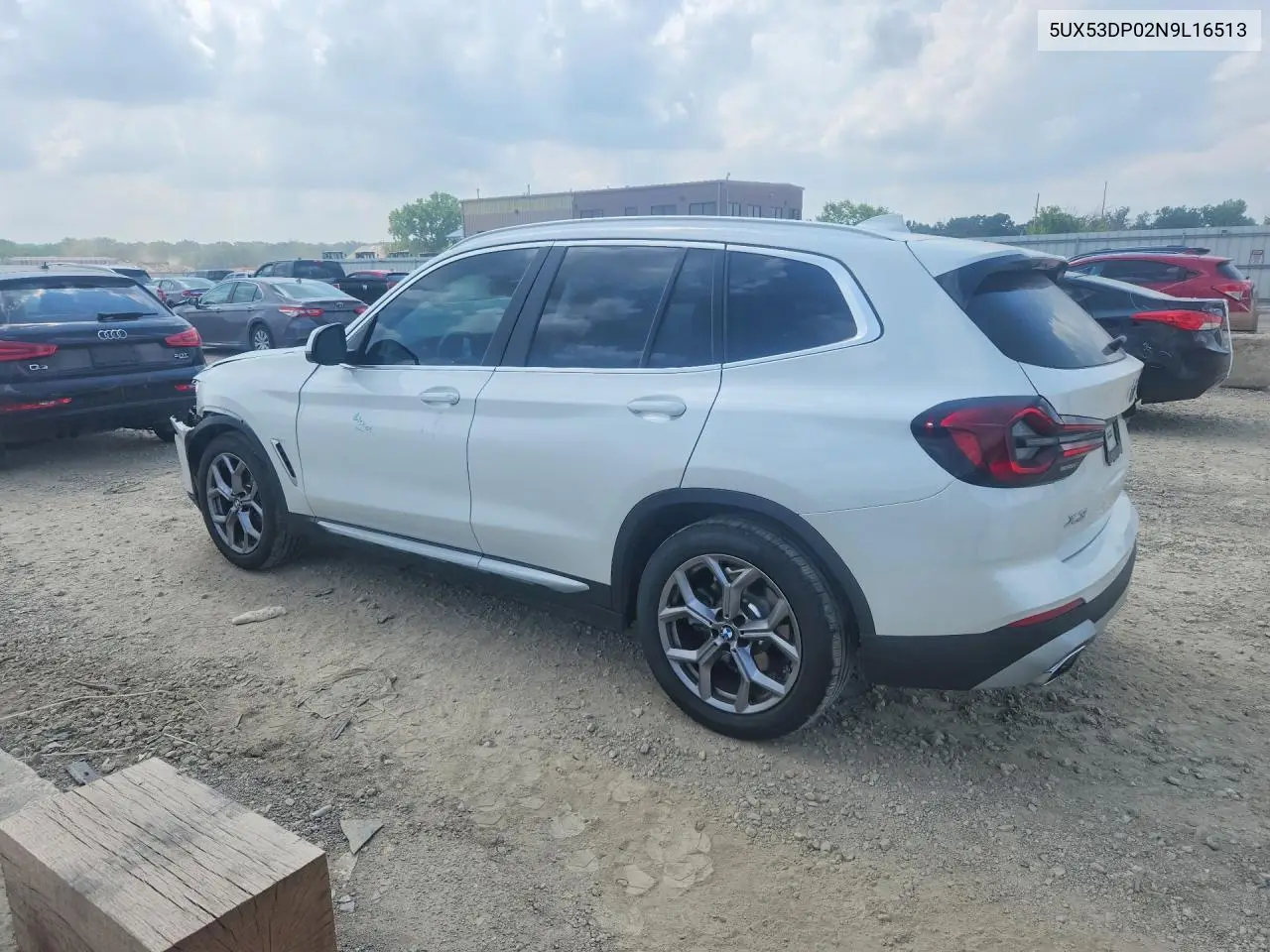 2022 BMW X3 xDrive30I VIN: 5UX53DP02N9L16513 Lot: 59616496