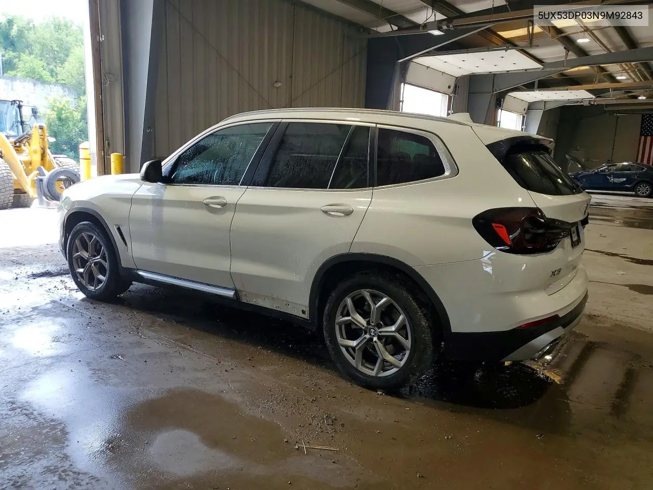 2022 BMW X3 xDrive30I VIN: 5UX53DP03N9M92843 Lot: 59948856