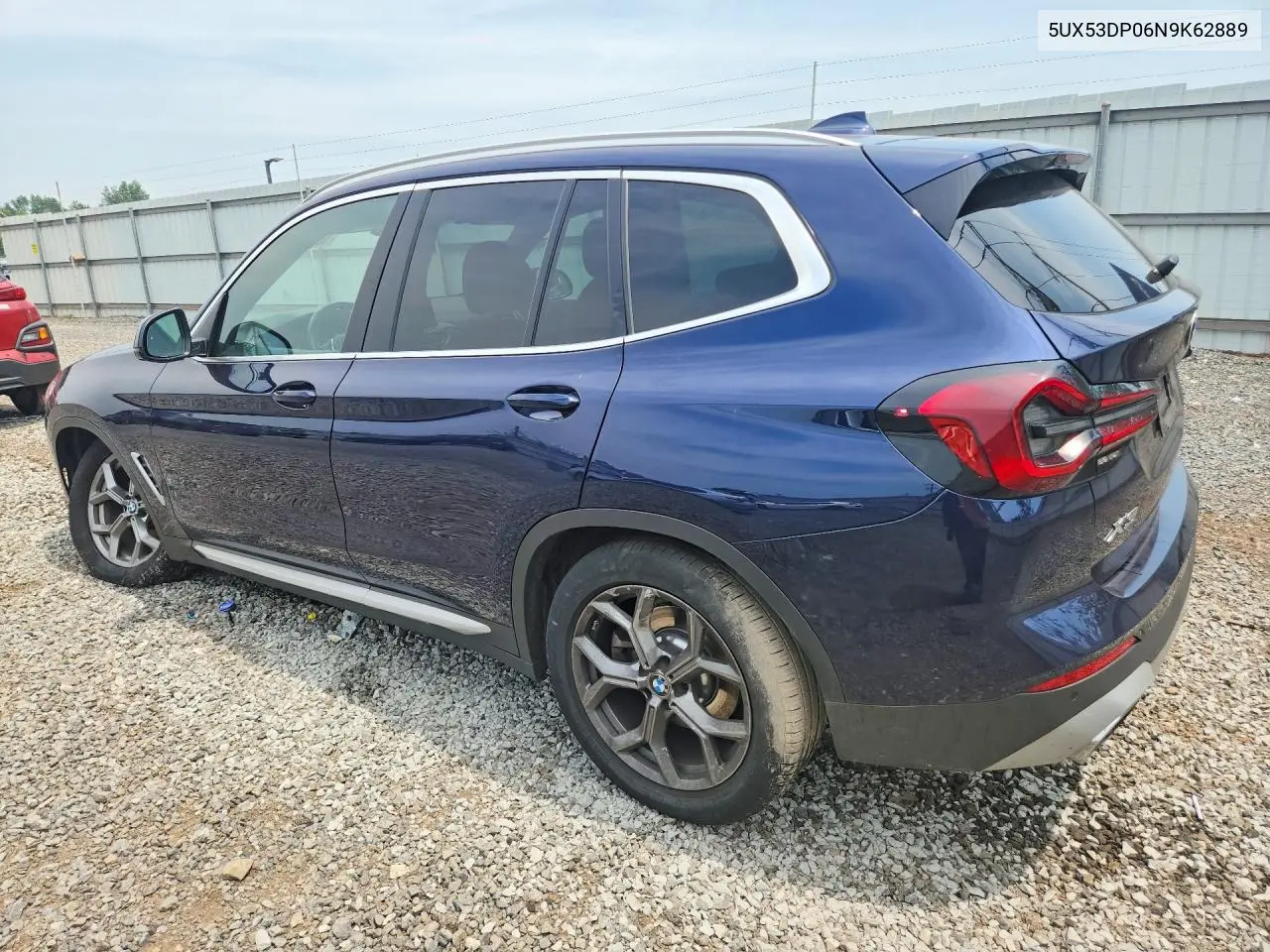 2022 BMW X3 xDrive30I VIN: 5UX53DP06N9K62889 Lot: 60319796