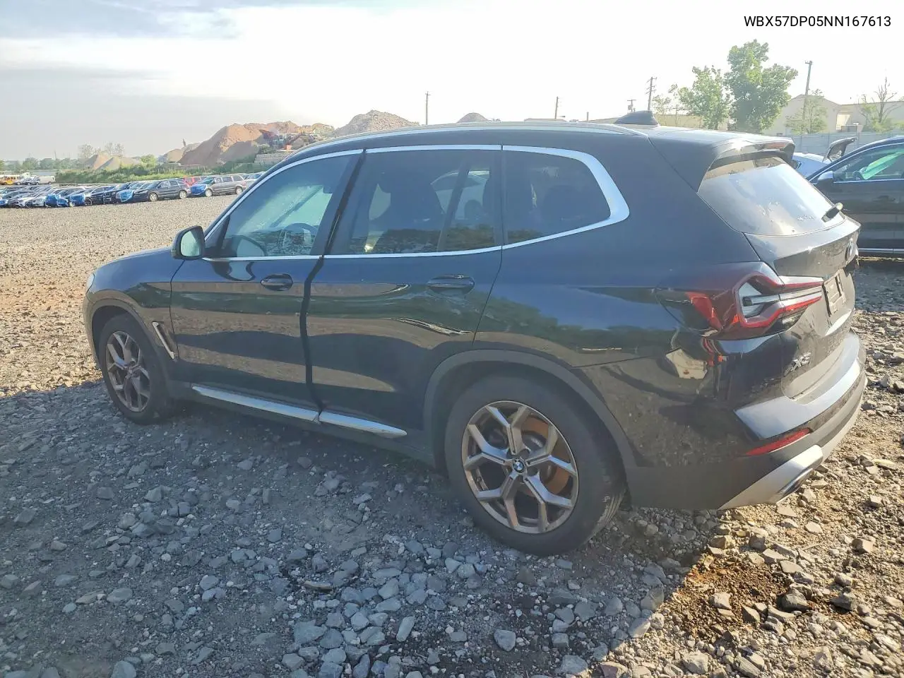 2022 BMW X3 xDrive30I VIN: WBX57DP05NN167613 Lot: 60423786